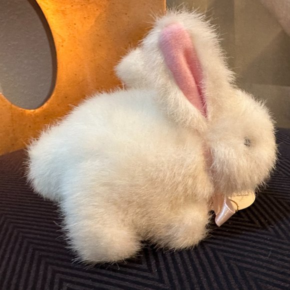 Rare VTG 1990 North American Bear Co. Inkie Dinkies Bunny Plush White Pink Bow - Picture 2 of 15